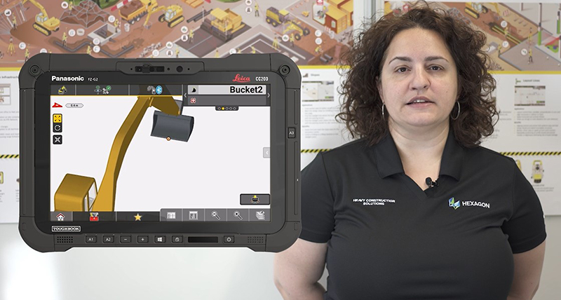 Leica iCON site v7.8 iCON site excavator – Calibrage du godet et bien plus